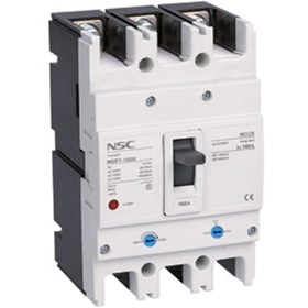 تصویر کلید اتوماتیک تنظیمی 63 آمپر NSC کد NS05A-160S 3p Automatic adjustable switch 63 amp NSC code NS05A-160S 3p