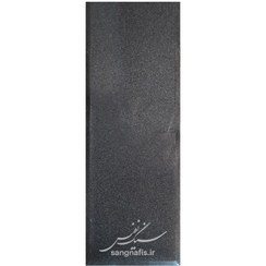 تصویر سنگ قبر مشکی ساده (گرانیت سیمین) 