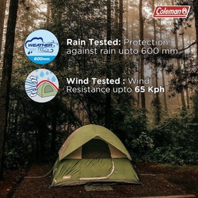 تصویر Coleman Sundome 4 Outdoor Tent Green/Black 4 person - ارسال 15 الی 20 روز کاری 