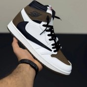 تصویر جردن ۱ تراویس فرگمنت JORDAN x Travis Scott Air Jordan 1 High OG SP Sneakers