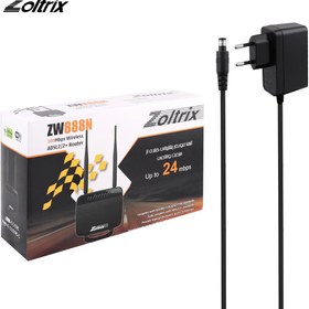 تصویر مودم ADSL وایرلس N300 زولتریکس مدل Zoltrix ZW888n 