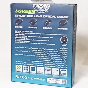 تصویر ماوس گرین مدل GM-102 Green GM-102 Mouse