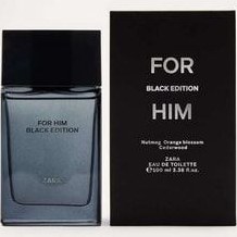 تصویر Zara عطر مردانه Hım مشکی Edition Eau De Toilette 100 ml (3.38 Fl. Oz) 