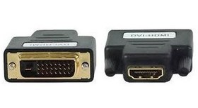 تصویر مبدل DVI ماده به HDMI نر 1+24 پین فرانت 