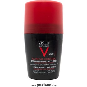 تصویر مام رول ضد تعریق مردانه 96 ساعته ویشی Vichy Homme Clinical Control 96H Anti-Perspirant Deodorant 50 ML