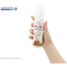 تصویر اسپری بازکننده گره مو کودک بیونیج حجم ۱۶۰ میلی‌لیتر 