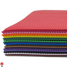 تصویر فوم رنگی جاکورتا راه راه A4 بسته 20 عددی 