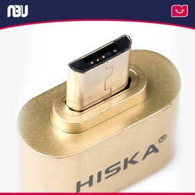 تصویر تبدیل Hiska OT-02 OTG MicroUSB Hiska OT-02 OTG MicroUSB Adapter