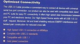 تصویر کابل افزایش طول USB بافو ۱.۸ متر | کابل افزایش طول ۱.۸ متری یو اس بی گلد بافو USB 2.0 AMAF 1.8M Gold Blister