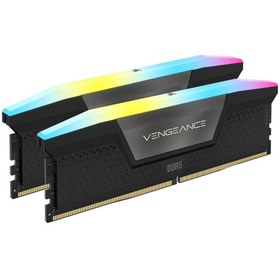 تصویر رم دسکتاپ DDR5 دو کاناله 7000 مگاهرتز کورسیر مدل VENGEANCE RGB ظرفیت 96 گیگابایت CL40 