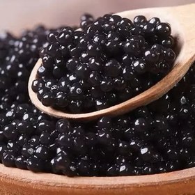 تصویر خاویار سیاه بلوگا آذربایجان وزن 100 گرم ا Beluga Caviar Azerbaijan 100G 