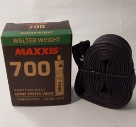 تصویر تیوپ مکسیس مدل Maxxis welter weight 700x23-32c 