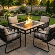 تصویر میز آتشدان مستطیل مدل شاهین 