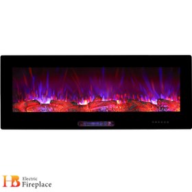 تصویر شومینه برقی LCD طول 130 سانتی متر 130 cm long LCD electric fireplace