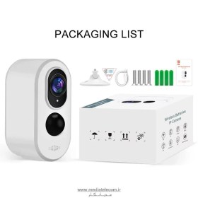 تصویر دوربین باطری بیسیم WIFI مدل DF323 DF323 WIFI wireless battery camera