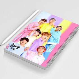 تصویر دفتر مشق ۵۰ برگ مستر راد طرح بی تی اس مدل فیوری 