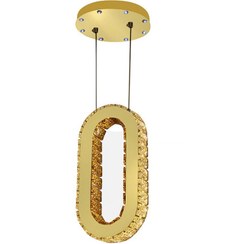 تصویر لوستر مدرن آویز بیضی کد 0619 دکورابو 