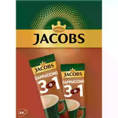 تصویر قهوه کاپوچینو 24 عددی جاکوبز 3 در 1 Jacobs 3 in 1 Cappuccino 