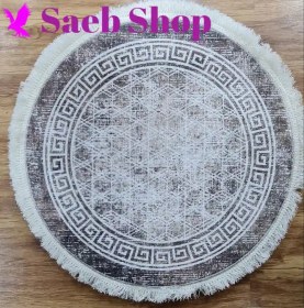 تصویر فرش گرد مدرن کد C15 