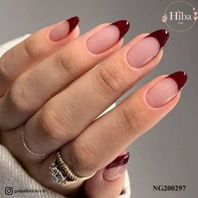 تصویر استیکر کاشت ناخن_کد NG200297 gel nail sticker_NG200297