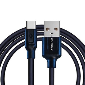 تصویر کابل شارژ 2 متری KOLUMAN KD-35 تایپ سی USB CABLE KOLUMAN 2M TYPE C MODEL KD-35