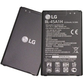 تصویر باتری موبایل ال جی 2016 LG K10 ا LG K10 2016 ا BL-45A1H LG K10 2016 ا BL-45A1H