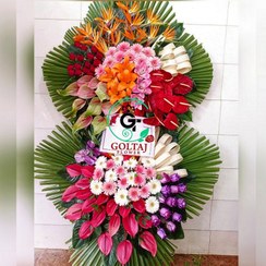 تصویر تاج گل تبریک ونمایشگاه شماره347 