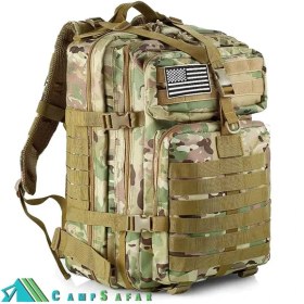 تصویر کوله پشتی تاکتیکال برزنتی 51 لیتری 51 liter canvas tactical backpack