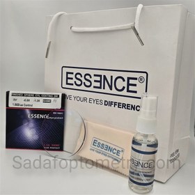 تصویر عدسی بلو کنترل essence 1.56 نیمه فشرده مخصوص محافظت از چشم در برابر اشعه آبی صفحات دیجیتال کامپیوتر و موبایل - 