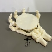 تصویر هولدر ماگ و لیوان طرح دست اسکلت 