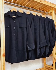 تصویر شومیز زنانه مدل کیمونو مشکی 