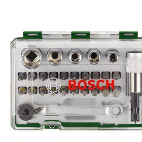 تصویر مجموعه 27 عددی سری بکس و پیچ گوشتی بوش مدل 2607017160 ا Bosch 2607017160 Ratchet Wrench And Screwdriver Set 27 PCS Bosch 2607017160 Ratchet Wrench And Screwdriver Set 27 PCS