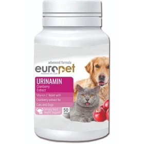 تصویر قرص یورینری تقویت مجاری ادراری حیوانات یوروپت Europet Urinamin