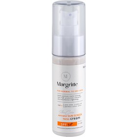 تصویر فلوئید ضد آفتاب بی رنگ پوست خشک و معمولی Margritte SPF50 Margritte Invisible Sunscreen Fluid For Dry And Normal Skin 50ml