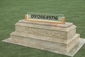 تصویر سنگ قبر خاص مرمر طرح کلاسیک - کد 54 