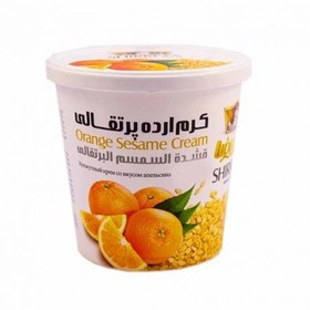 تصویر کرم ارده پرتقالی شیررضا 200 گرمی Shirreza orange cream 200 grams