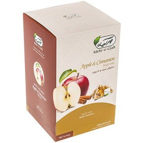 تصویر دمنوش میوه ای سیب و دارچین مهرگیاه بسته 18 عددی Mehre Giah Apple And Cinnamon Fruit Tea Pack of 18