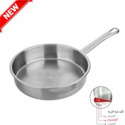 تصویر تابه تکدسته پارس استیل (سایز 20) Parssteel 200 Steel one-Handle Pan 20