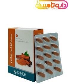 تصویر قرص سینامودین پلاس دینه ۶۰ عددی 