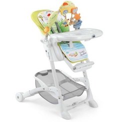 تصویر صندلی غذای بچه آویز دار طرح نقاشی برند کم Cam 