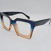 تصویر عینک سلین سورمه ای همراه کاور و دستمال رایگان 