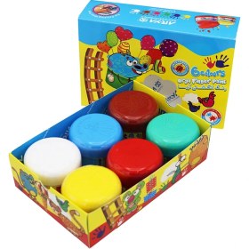 تصویر رنگ انگشتی 6 رنگ آریا Arya 