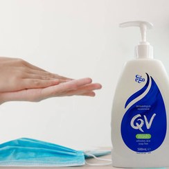 تصویر شوینده پوست خشک و حساس Gentle Wash کیووی Qv 