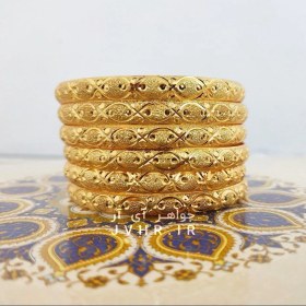 تصویر النگو طرح طلا سایز 2 زنانه بسته 3 تایی 