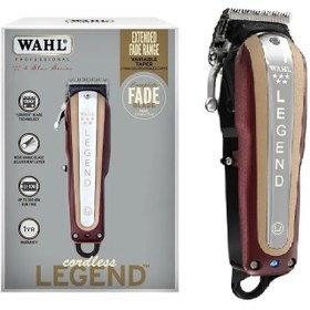 تصویر ماشین اصلاح سر و صورت وال لجند شارژی جعبه آبی Wahl Legend