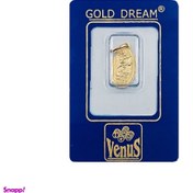 تصویر شمش طلا ۱۸ عیار ونوس مدل ۱۱۰ 