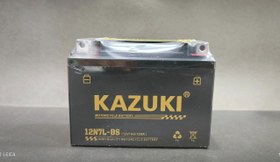 تصویر باطری موتور سیکلت 7 آمپر کوتاه( کازوکی تحت لیسانس ژاپن) Battery motorcycle 7 small kuzki