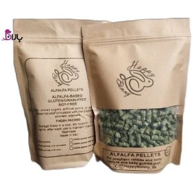 تصویر پلت یونجه جعفری 500 گرم alfalfa pellets