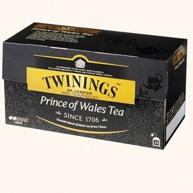 تصویر چای سیاه توئینینگز مدل پرنس ولز 25 عددی 