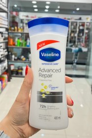 تصویر لوسیون بدن وازلین جو دوسر وازلین 400 میل Vaseline essential moisture lotion 400 ml